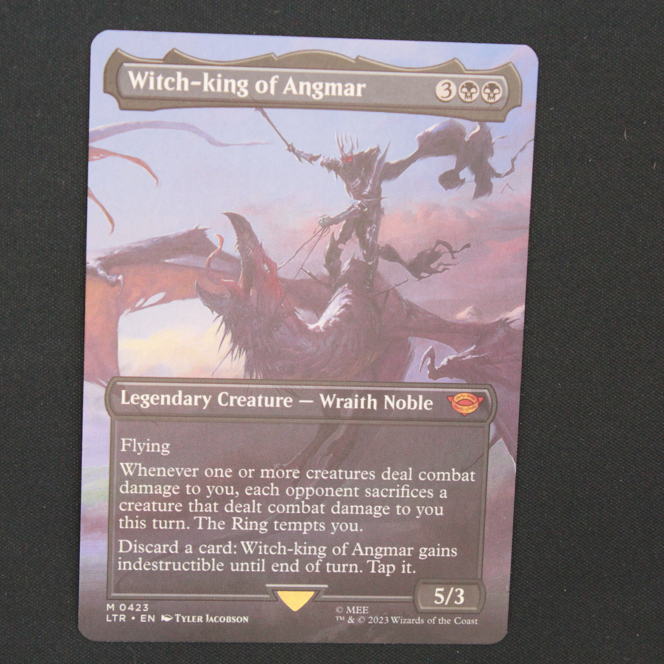 Witch-king of Angmar (Borderless) MTG Lord of the Rings Mythic 423 NM